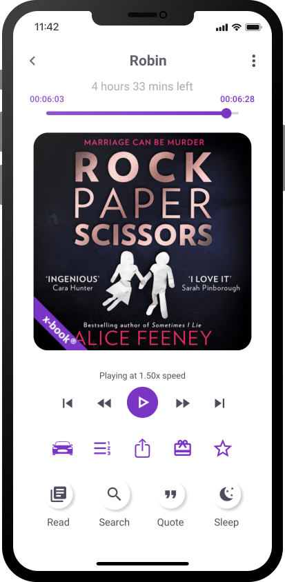 Rock Paper Scissors by Alice Feeney on xigxag: audiobook and ebook in one