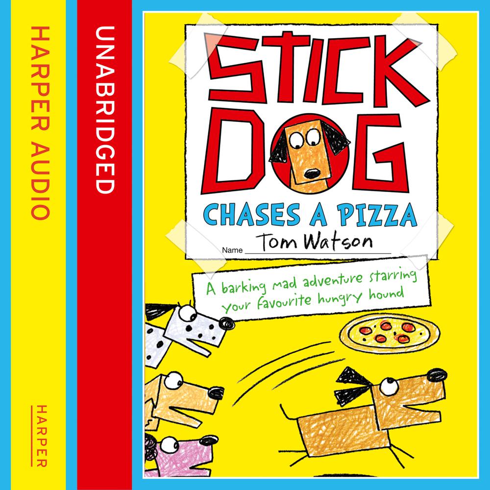 Arlo’s pick - Stick Dog Chases a Pizza by Tom Watson audiobook and ebook in one on xigxag