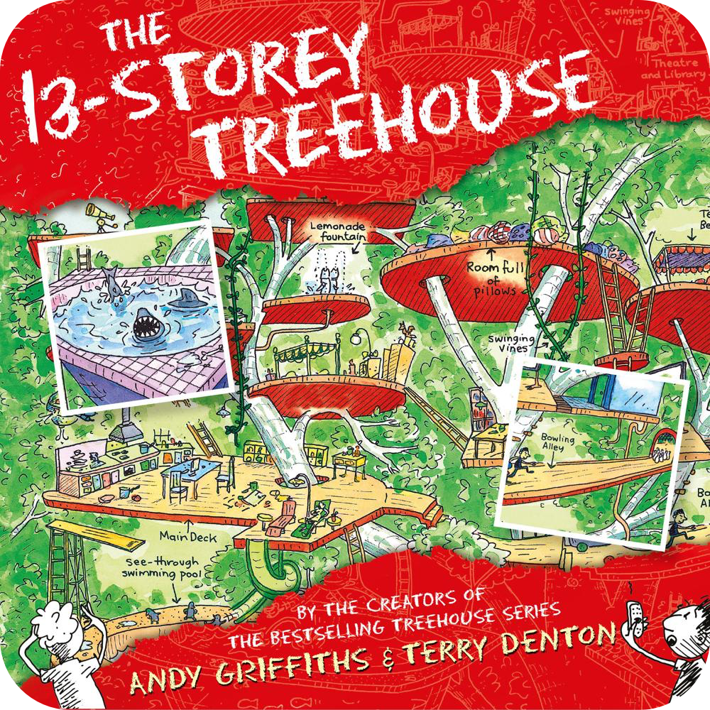 The 13-Storey Treehouse audiobook by Andy Griffiths, illustrated by Terry Denton (read by Stig Wemyss) on xigxag