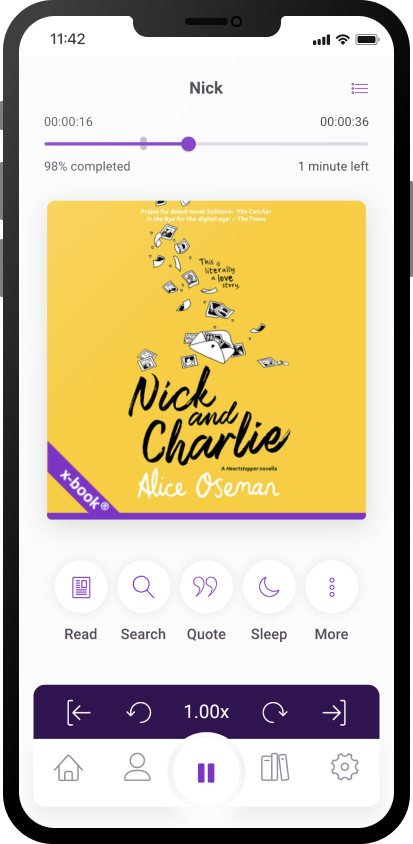 Nick and Charlie by Alice Oseman audiobook and ebook in one on xigxag