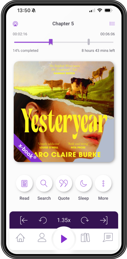 Yesteryear audio book and ebook in one by Caro Claire Burke